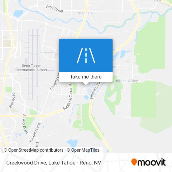 Creekwood Drive map