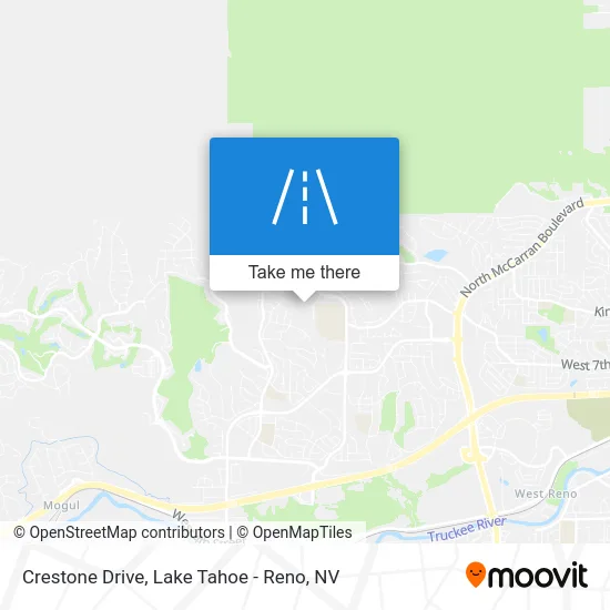 Crestone Drive map