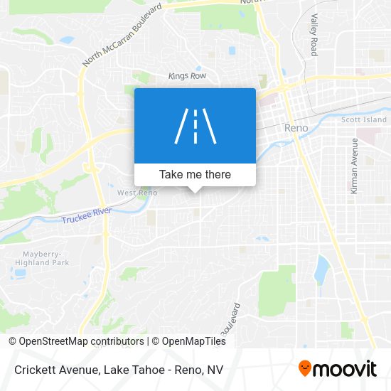 Crickett Avenue map