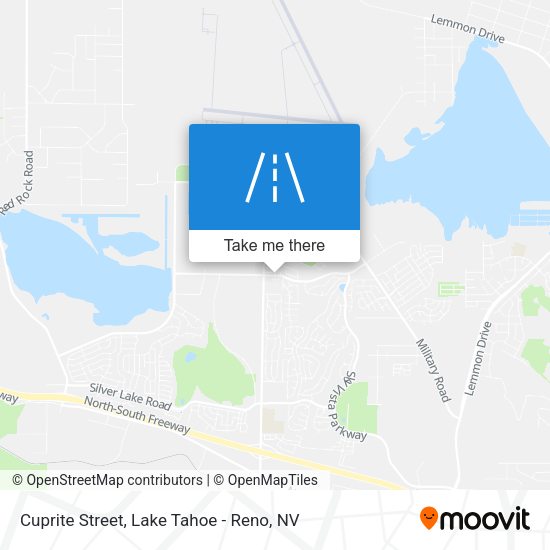 Cuprite Street map