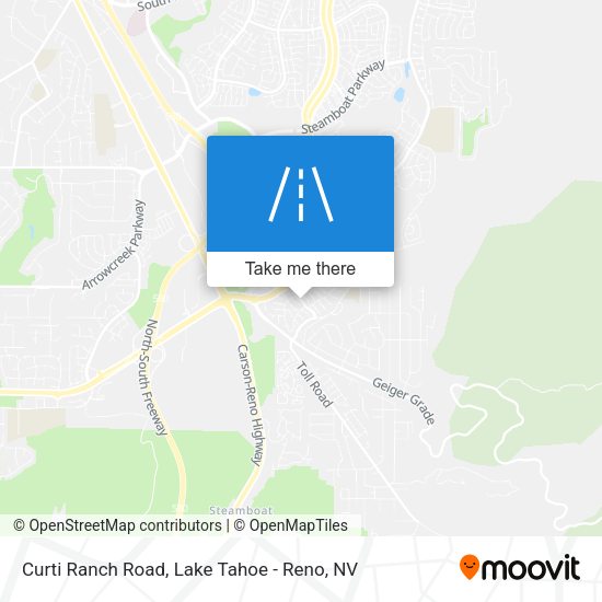 Curti Ranch Road map