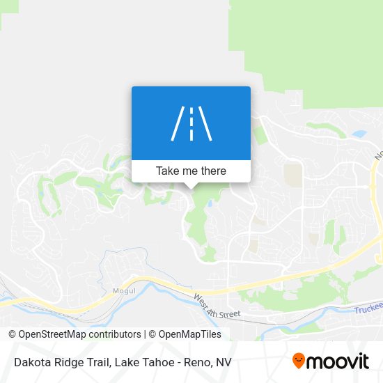 Dakota Ridge Trail map