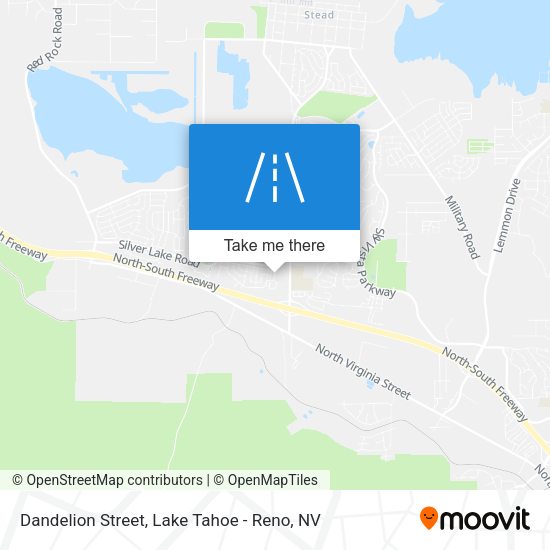 Dandelion Street map
