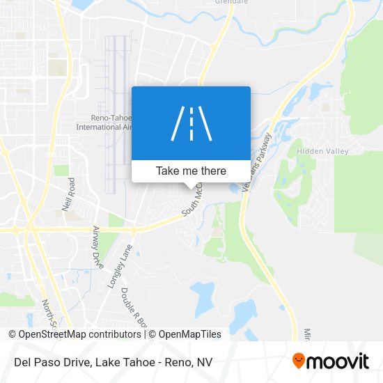 Del Paso Drive map