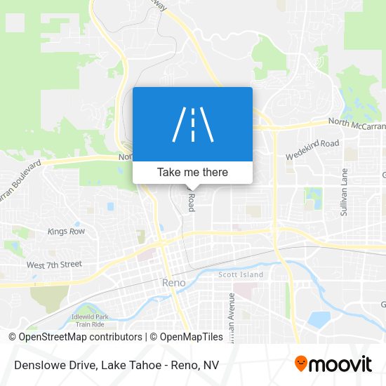 Denslowe Drive map