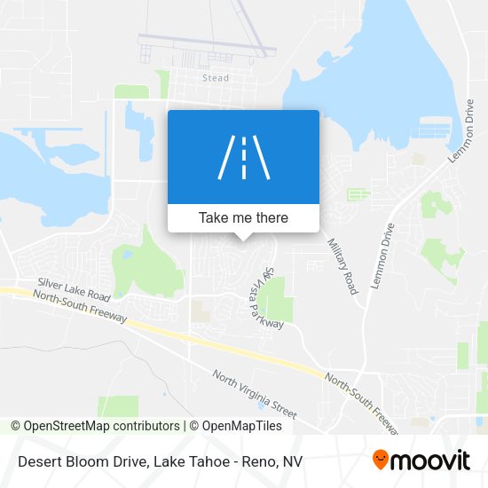 Mapa de Desert Bloom Drive