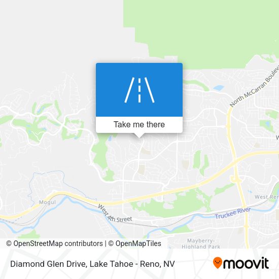 Mapa de Diamond Glen Drive