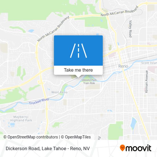 Dickerson Road map
