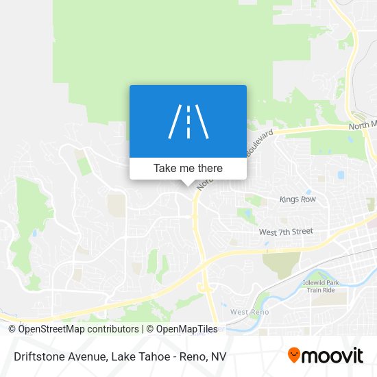 Driftstone Avenue map