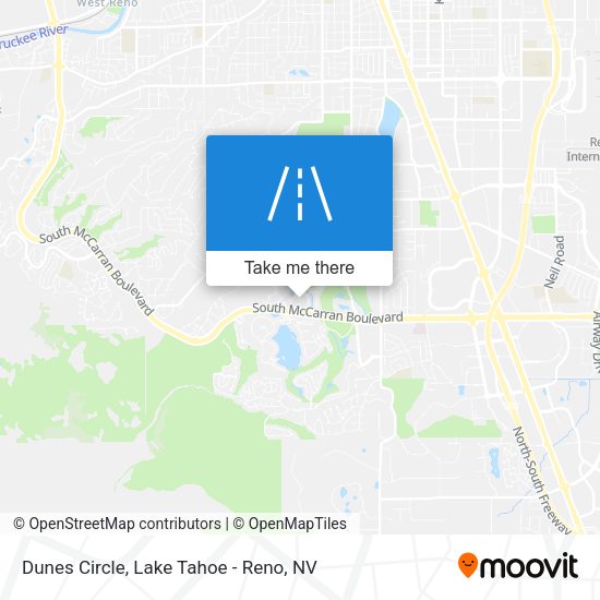 Dunes Circle map