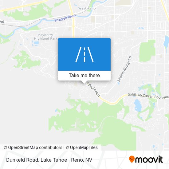 Mapa de Dunkeld Road