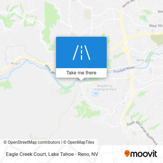 Mapa de Eagle Creek Court