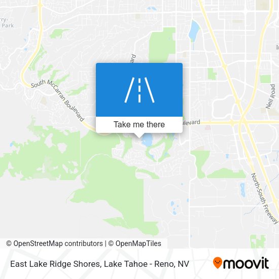Mapa de East Lake Ridge Shores