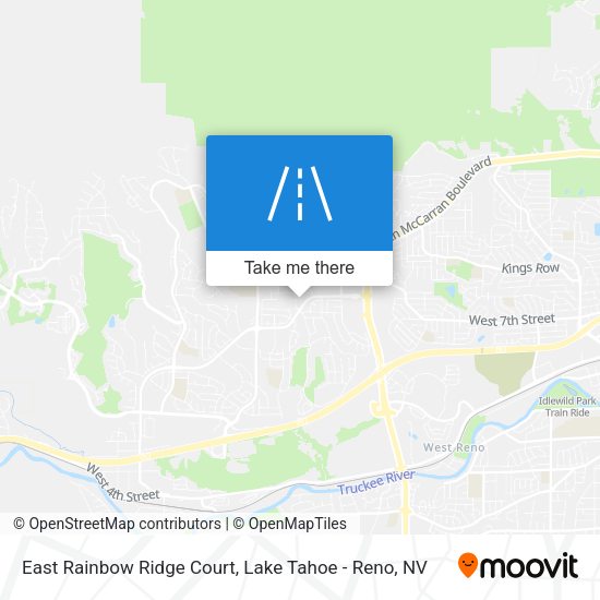 East Rainbow Ridge Court map