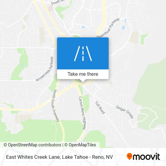 East Whites Creek Lane map