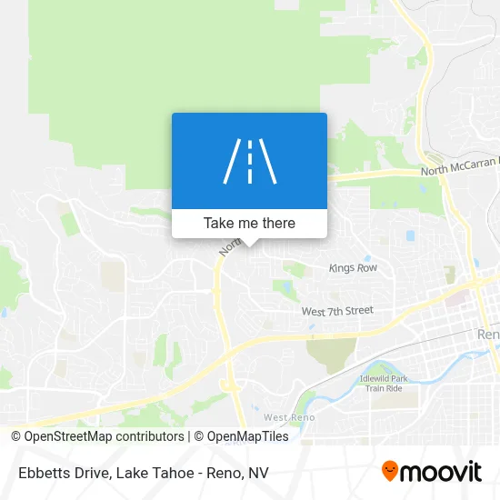 Ebbetts Drive map