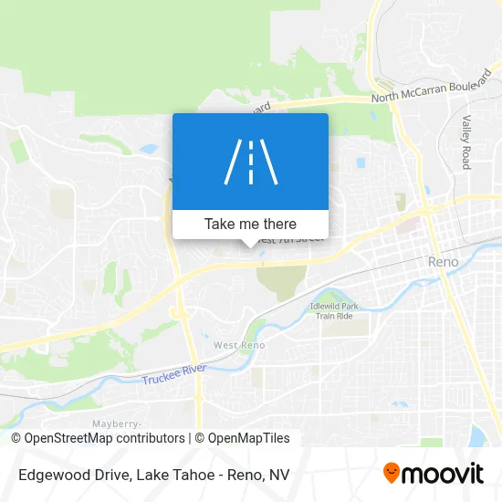 Edgewood Drive map