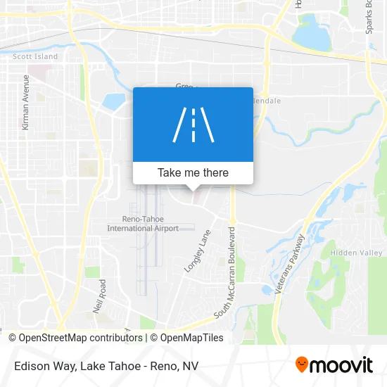 Edison Way map
