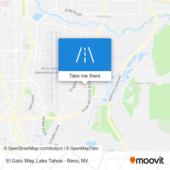 El Gato Way map