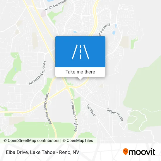 Elba Drive map