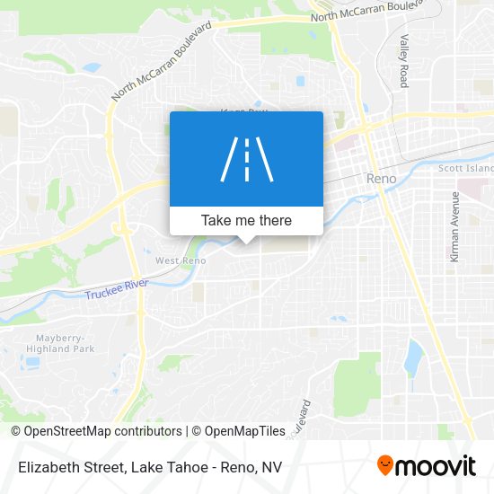 Mapa de Elizabeth Street