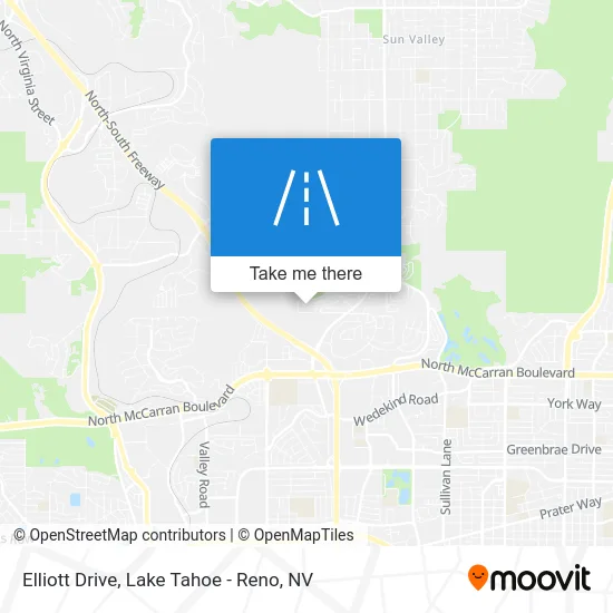 Elliott Drive map