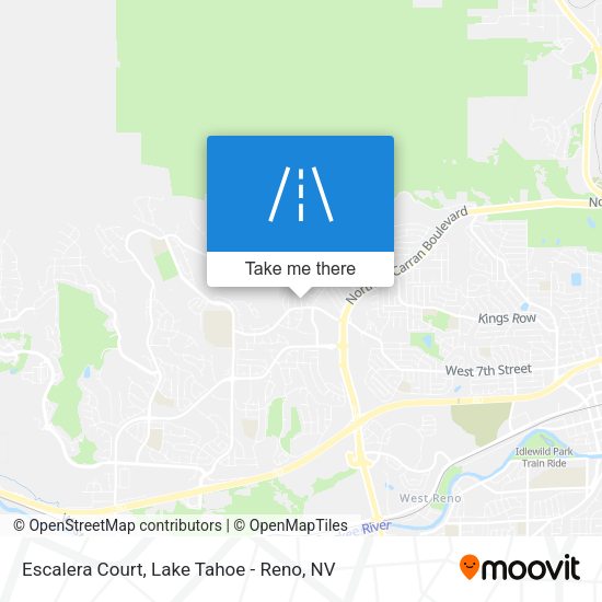 Escalera Court map
