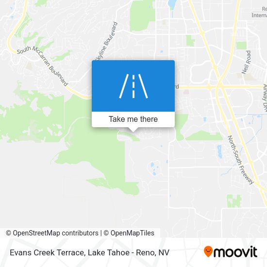 Mapa de Evans Creek Terrace