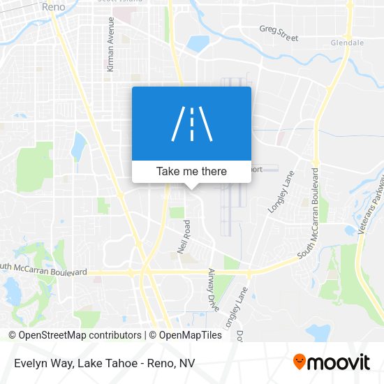 Mapa de Evelyn Way