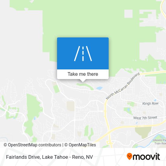 Fairlands Drive map