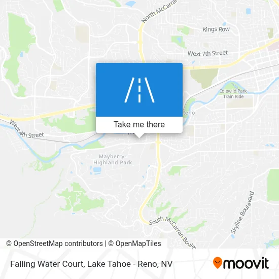 Falling Water Court map