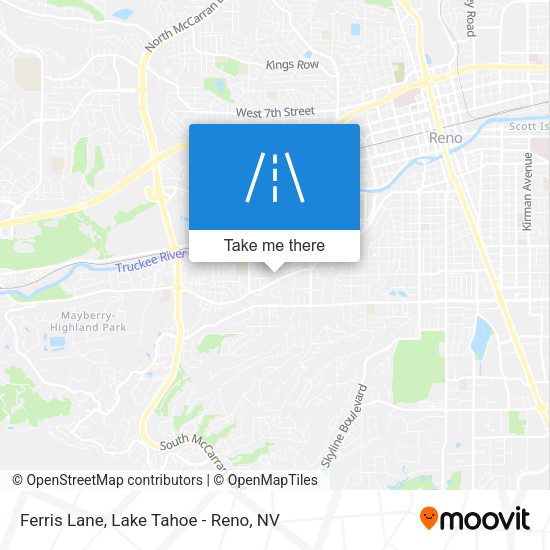 Ferris Lane map