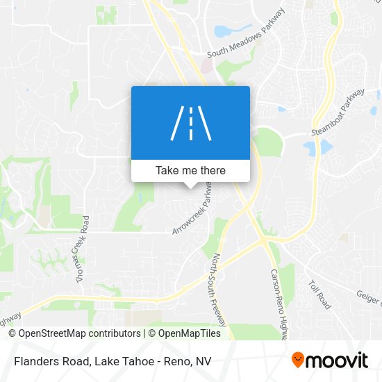 Mapa de Flanders Road