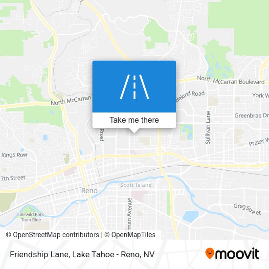 Friendship Lane map