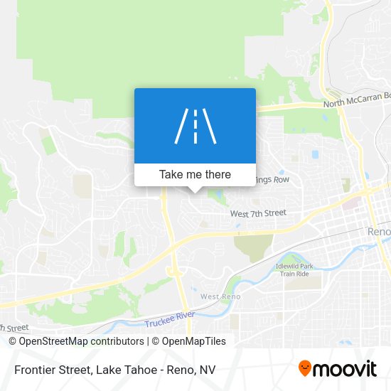 Frontier Street map