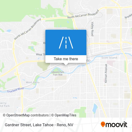 Gardner Street map