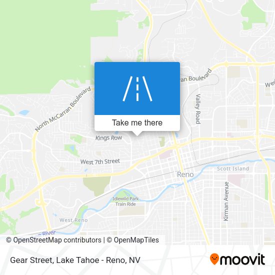 Gear Street map