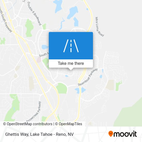 Ghettis Way map