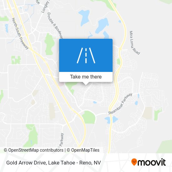 Gold Arrow Drive map