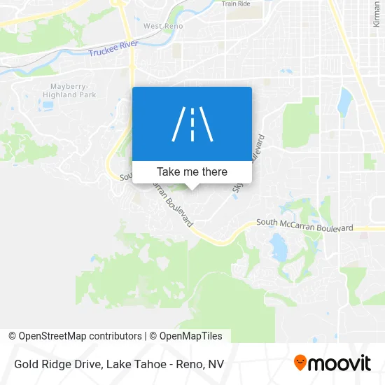 Gold Ridge Drive map
