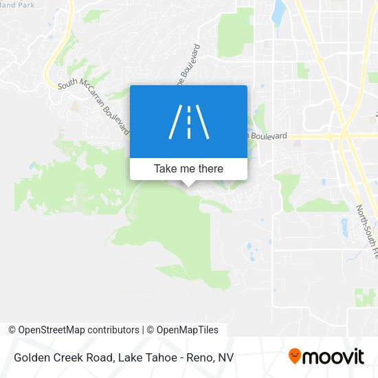 Mapa de Golden Creek Road