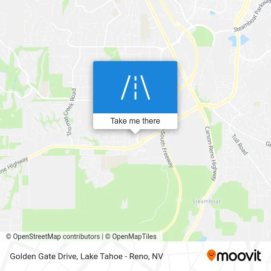 Golden Gate Drive map