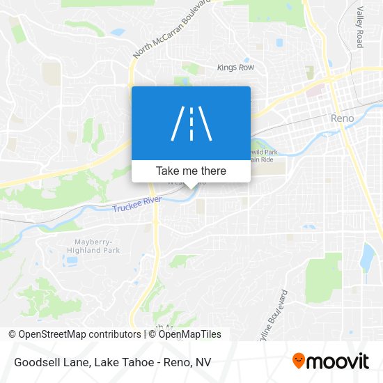 Goodsell Lane map