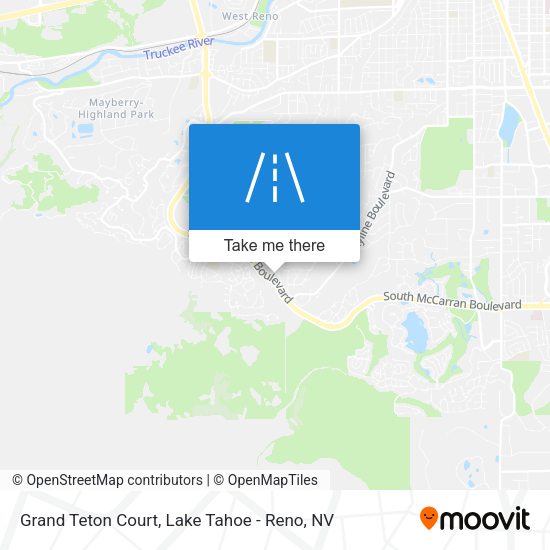 Grand Teton Court map