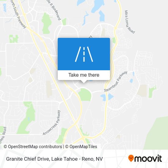 Mapa de Granite Chief Drive