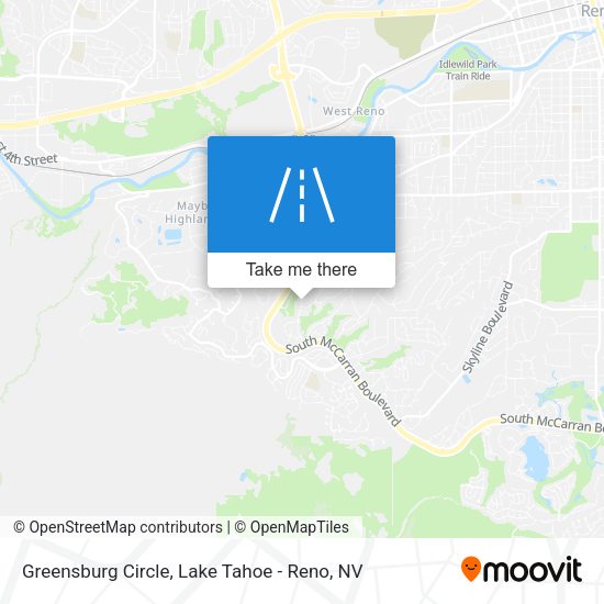 Mapa de Greensburg Circle