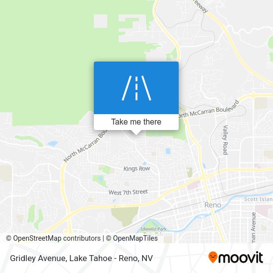Gridley Avenue map