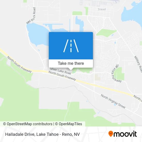 Halladale Drive map