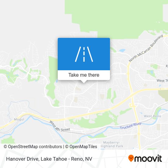 Hanover Drive map