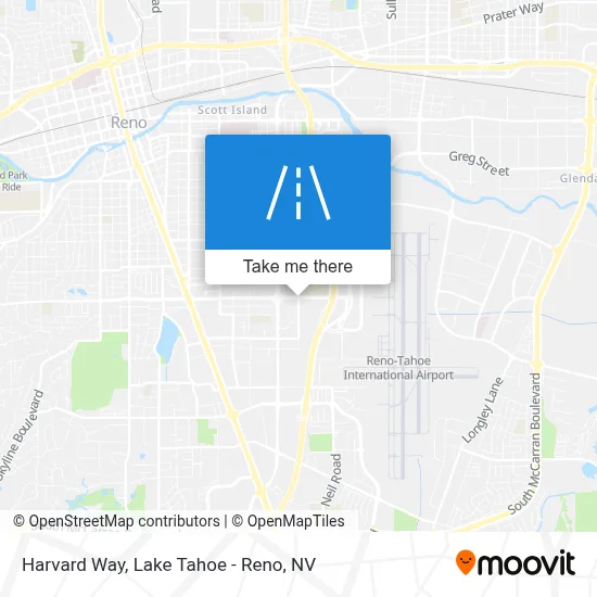 Harvard Way map